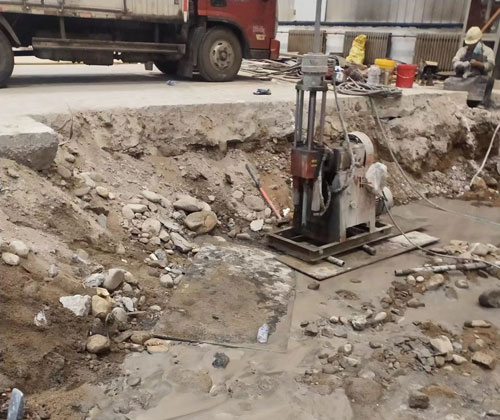 蓟州公路下沉压浆